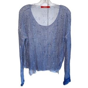 Freeloader | Open Knit Sweater Long sleeve Blue S
